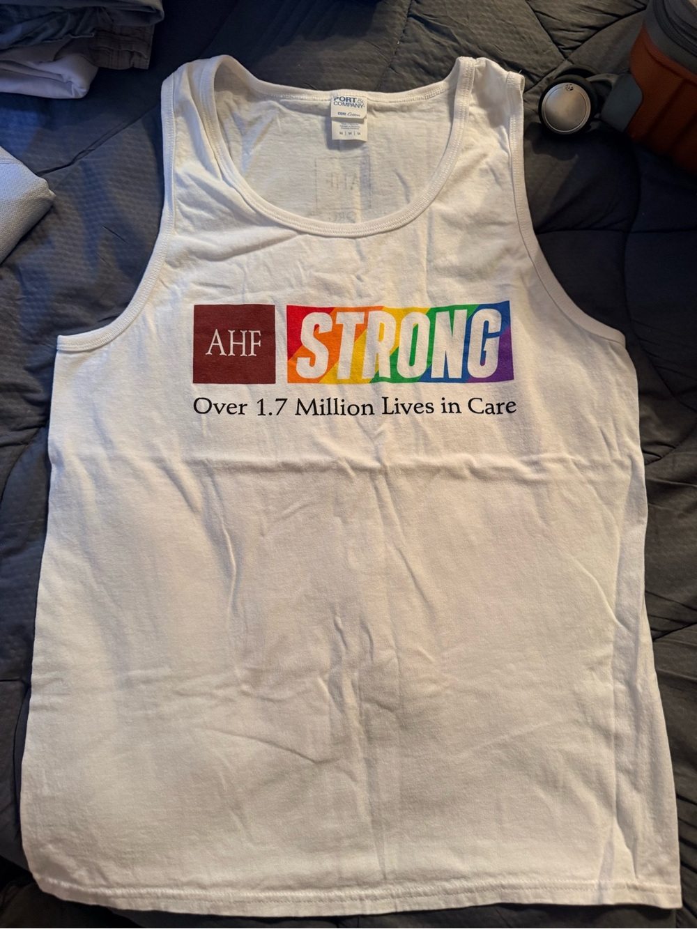 STRONG White Men's Tank Top